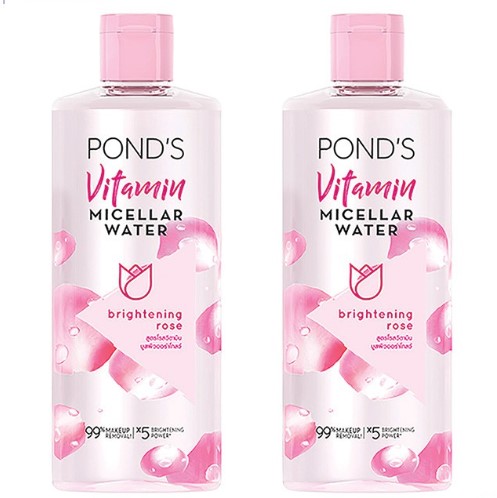 Ponds Vitamin Micellar Water Brightening Rose for a Bright Glow 100ML BUNDLE OF 2