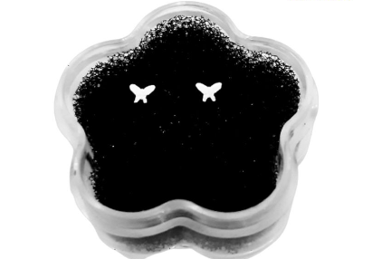 Unisilver 925 Sterling Silver Tiny Butterfly Earring stud