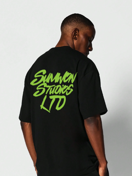 SUMWON Tee With Graffiti Graphic Print
