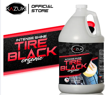 Kazuki Tireblack Organic Clear Gloss - / Tire Black / Tire Cleaner / Tire Matte Shine / Tire Conditioner / Car Care Solutions / Extreme Tire Black / Tire Glossy Shine / Tire Wheel Care / One Step Car 