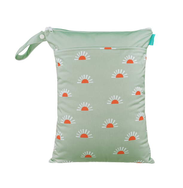 Happyflute Wetbag For Baby Diapers Nappies Waterproof Reusable Diaper Bag With Two Zipper 30cmx40cm S1