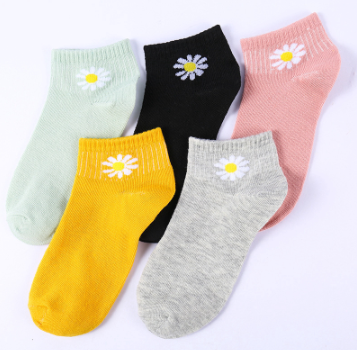 Korean Style Fashion Cotton Flower Socks