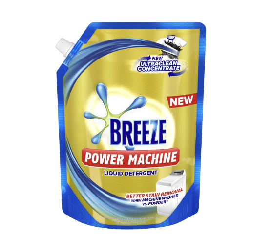 Breeze Liquid Detergent Power machine with Ultraclean Concentrate 2.5L