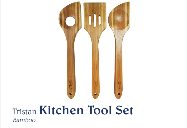 Chef's Classics Tristan Bamboo Kitchen Tool Set