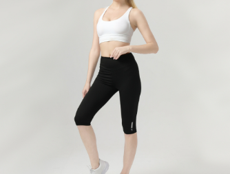 AIDEN SPORT 3/4 Length Compression Cool Dry Sports Tights Pants Running Leggings Yoga Women 9038