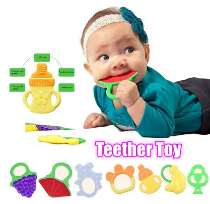 A31 Baby Cute Teething Toys Food Grade Silicone Baby Teether Toy Teeth Training Teether For Baby