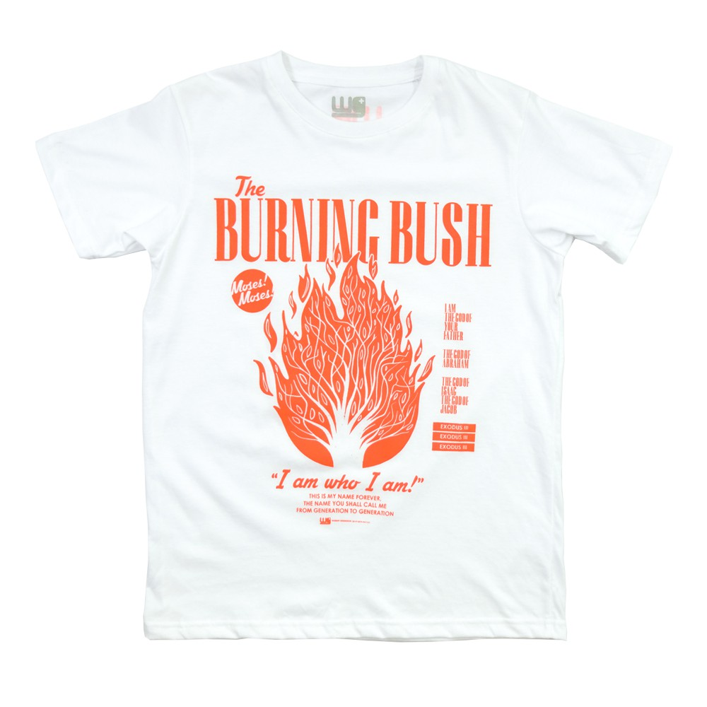 Worship Generation The Old Testament 2021 Burning Bush White T-Shirt For Men And Women