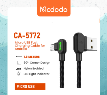 Mcdodo CA-5772 Micro USB Charging and Data Cable for Android 1.8m