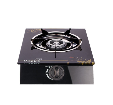 017 Shop Household Tempered Glass monocular gas stove kitchenware gas stove liquefied petroleum gas