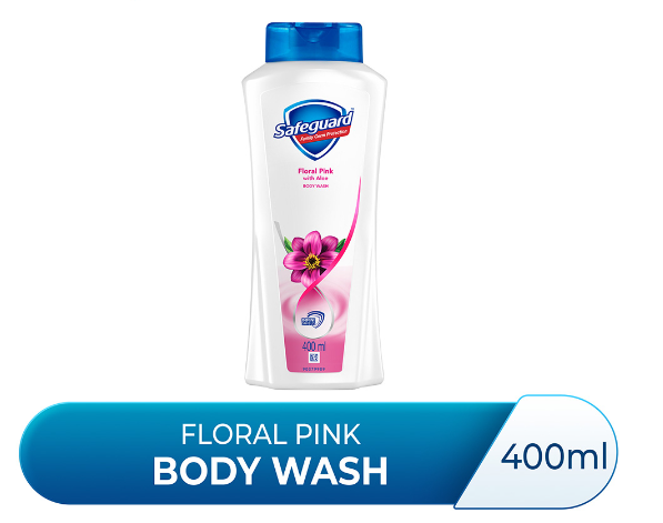 Safeguard Floral Pink with Aloe Body Wash 400ML