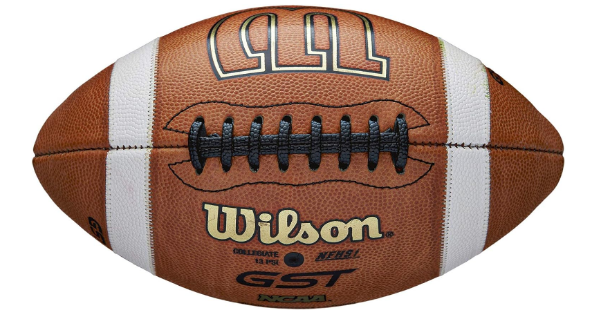 WILSON GST Leather Game Football - Official