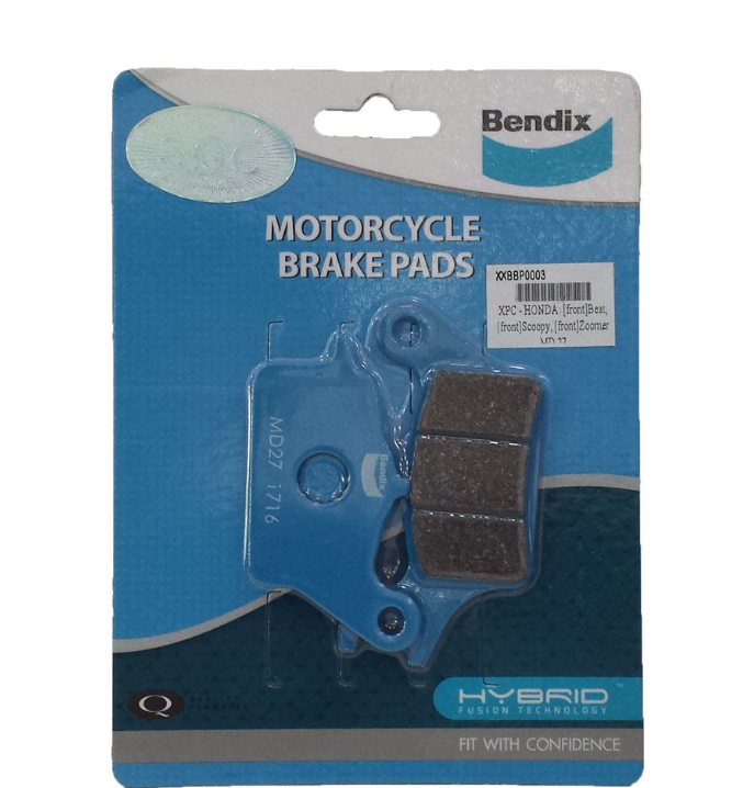 Bendix Brake Pad MD27 for Beat, Scoopy, Zoomer, Click 125