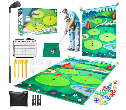 Battle Royale Golf Game Set Chipping Practice Mats Golf Chipping Game Golf Training Mat Golf Gifts Games Putting Green