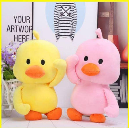 Cute Little Yellow Duck Stuff Toy 23cm standing