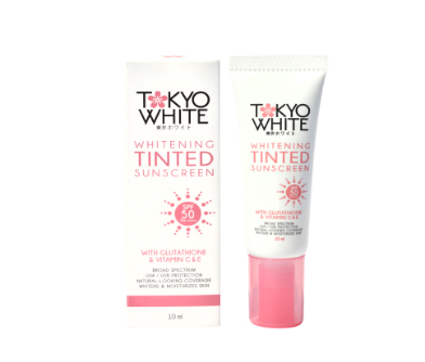 TOKYO WHTE Whitening Tinted Sunscreen SPF 50 PA++++ 10ML