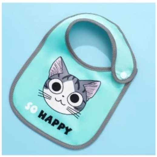 Payoe Cartoon Baby Bibs Kids Waterproof Apron Newborn Saliva Towel Infant Handkerchief ST7