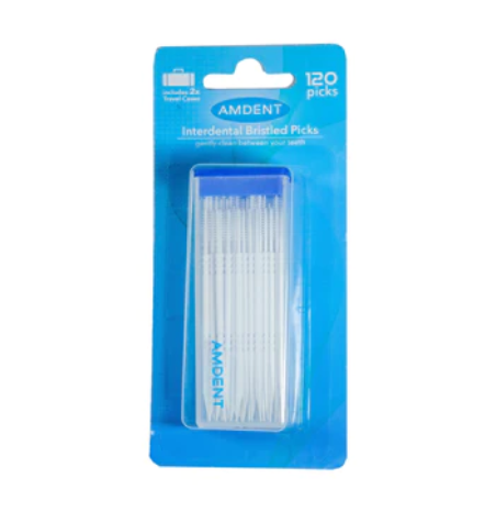 Amdent Interdental Bristled picks 120 Picks