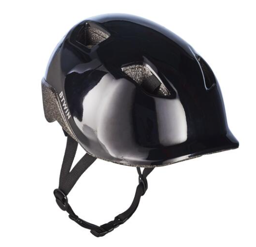 Decathlon Btwin Kids' Bike Helmet 100 - Black