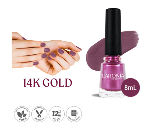 Caronia Nail Polish 14k Gold 8ML