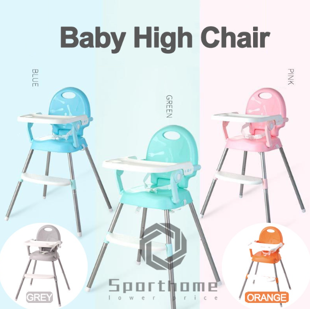 Adjustable Folding Baby Highchair Dining Chair Baby Seat Booster