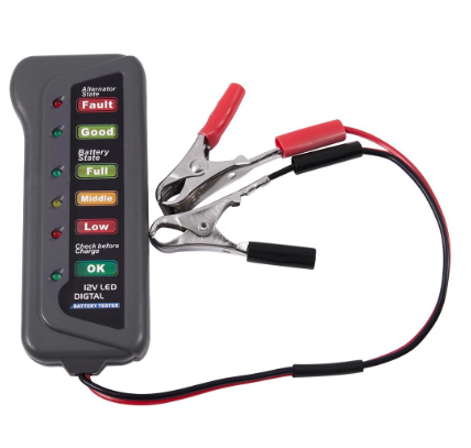 12V Car Battery & Alternator Tester - Test Battery Condition & Alternator Charging
