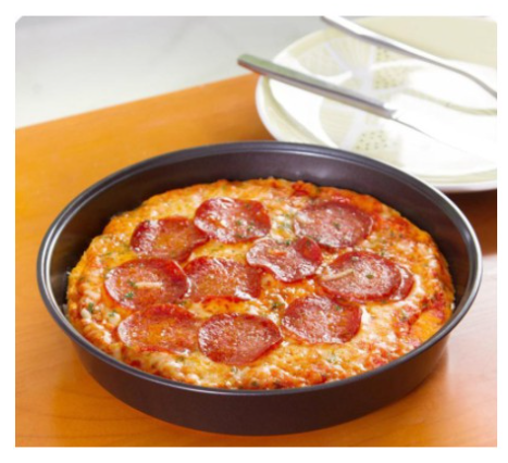 Round Deep Dish Pizza Pan 8.7" Non-stick Pie Tray Baking Kitchen Tool