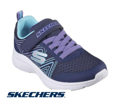 Skechers Girls Microspec Plus - Swirl Sweet Sneakers