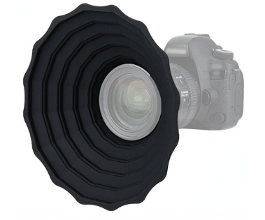 JJC Foldable Silicone Lens Hood Universal Rubber Sun Shade for Diameter 53mm~88mm DSLR Camera Lens