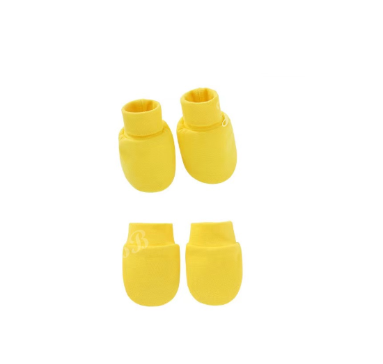 Baby Mittens and Booties Set Newborn Infant Cotton Mitten Set M29