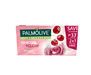 Palmolive Naturals Pinkish & Glow Beauty Bar Soap 115g 3-Bar Value Pack