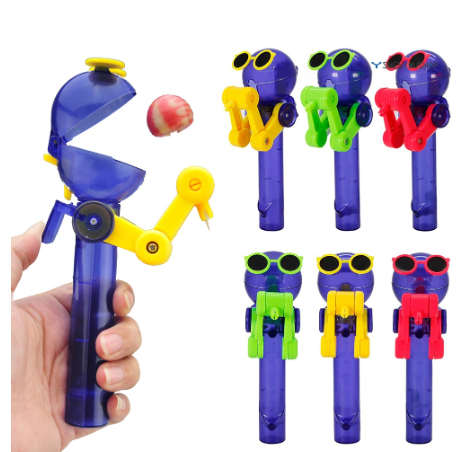 shenyoushop Creative Dust Proof Lollipop Holder Storage Robot Toy Decompression