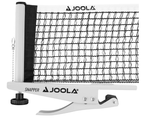 JOOLA Snapper Professional Table Tennis Net and Post Set - Portable and Easy Setup 72" Regulation Size Ping Pong Spring Activated Clamp Net