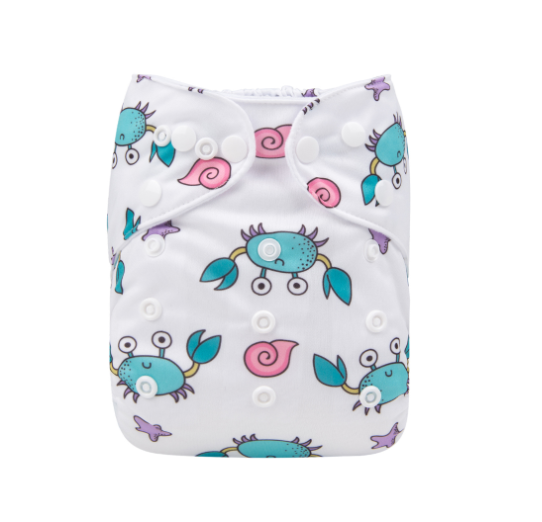 Alva Baby Cloth Diapers Washable Pocket Nappy Diaper for Newborn Without Insert N40