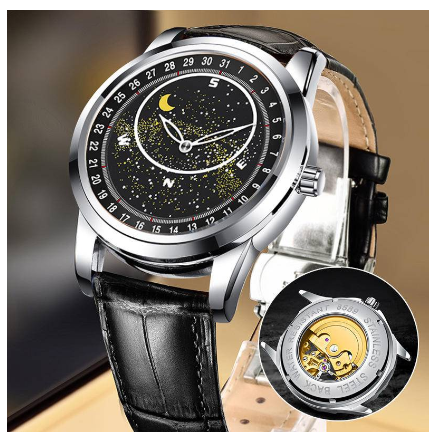 Men's Watch Automatic Authentic Business Waterproof Mechanical Luminous Stainless Steel Watch For Men Original 2