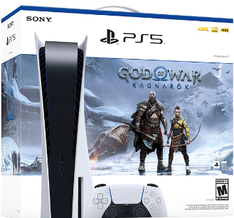 Sony Playstation 5 GOW Bundle + 1 Game [GOW-Game]