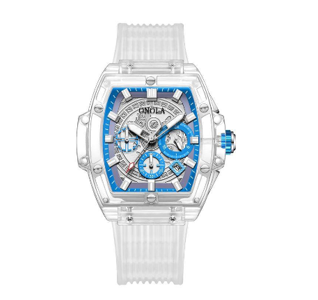 ORIGINAL Watch for men Quartz Fashion Waterproof wacth Sports Silicone Strap Calendar luminous 6