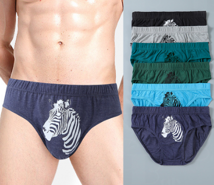 1pc Men's High Quality Cotton Briefs