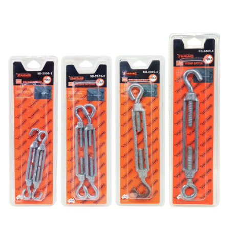 STANDARD Turnbuckle Chrome Vanadium Steel High Quality Hardware Tools (SD2005-1/4)