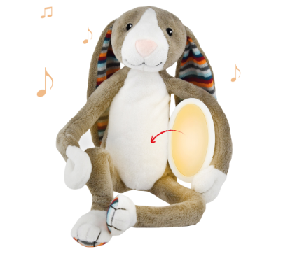 Zazu Bo the Bunny Brown Nightlight