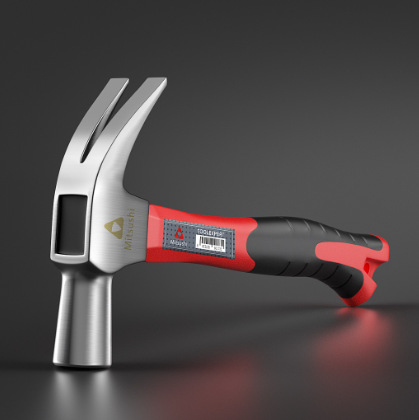 Mitsushi Insulated Handle Nail Hammer Bakelite Handle Rammer High Carbon Steel Hammer