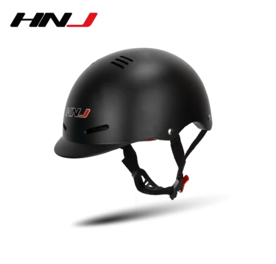 HNJ Mob-1 Plain Motorcycle Bike Nutshell Open Face Helmet OFH7
