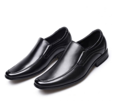 BLACK SHOES Rubber Perforated Men's Shoes Cover Feet Casual Men's Shoes  Must add 1 size