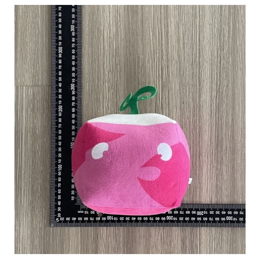 Blox Fruits Plush Toys Blox Fruits Game Peripheral Fruit Leopard Print Box Plush Toy Purple Box Doll B17
