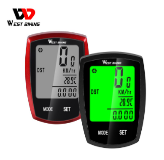 WEST BIKING Wireless Waterproof Mtb Bike Odometer Stopwatch With Backlight Cycling Speedometer