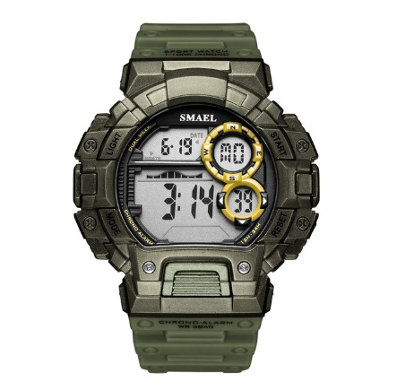 Smael Men's Sports Watch Luxury Brand Military Fashion Digital Alarm Stopwatch Clock 003