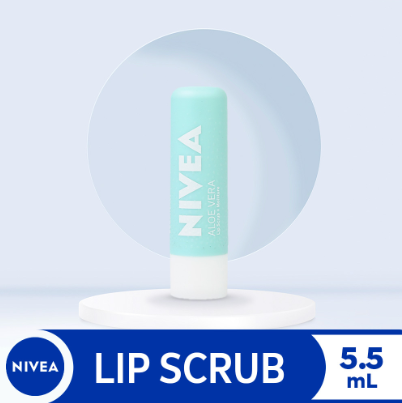 NIVEA Lip Caring Lip Scrub with Aloe Vera 5.5ML
