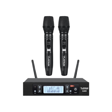 Platinum Karaoke U40 PTW 600U Wireless Microphone