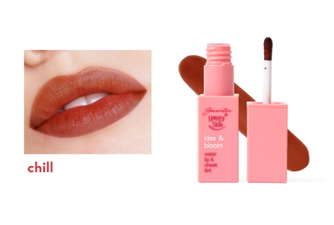 Happy Skin Kiss & Bloom Water Lip & Cheek Tint in Chill