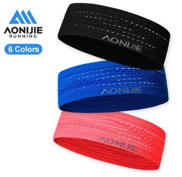 AONIJIE E4423 Running Sweatband Headband Women Men Non-slip Wrist Band Soft Stretchy Bandana for Sports Yoga Gym Fitness