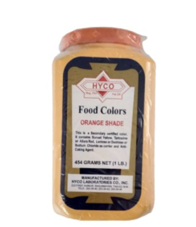 Hyco Food Color Orange Shade 454g